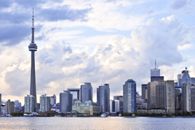 City Skyline of Toronto Ontario